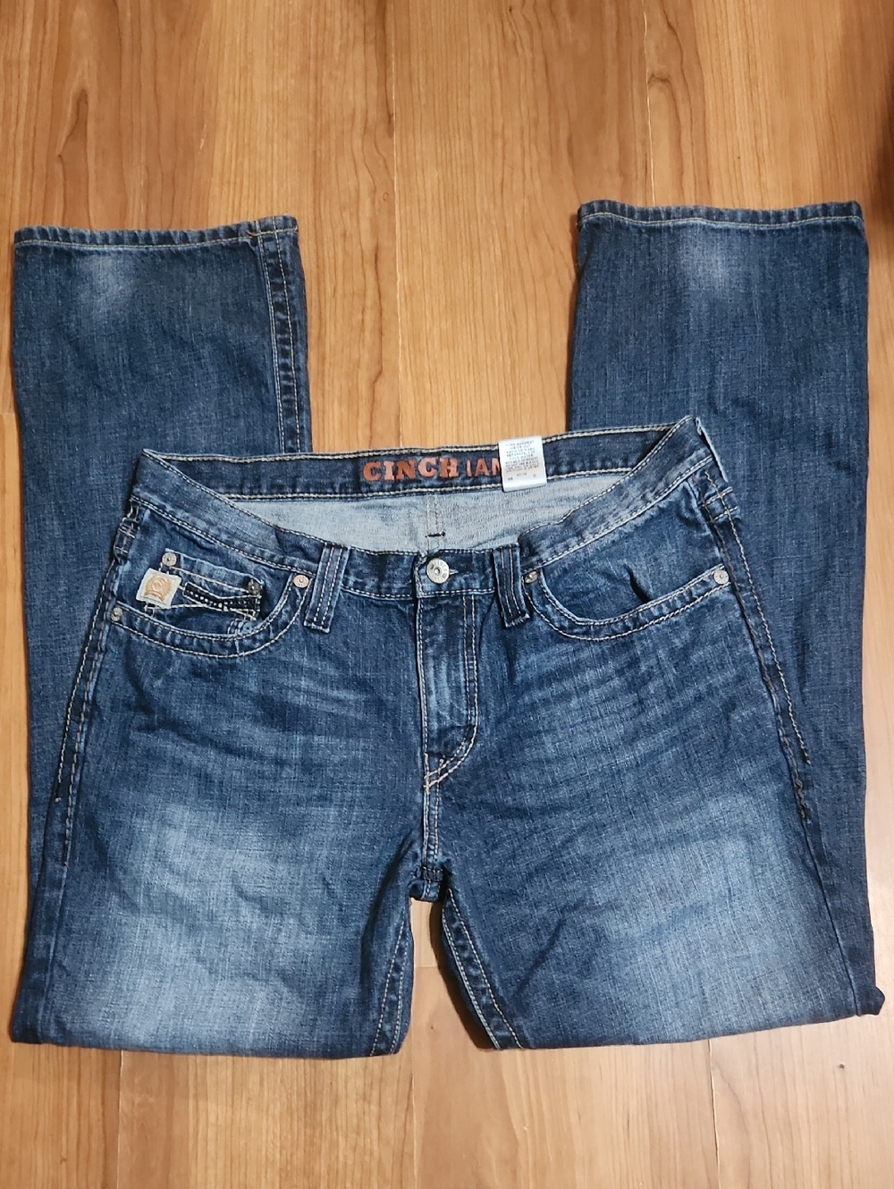 Cinch Men's Straight Jeans - Dark Blue